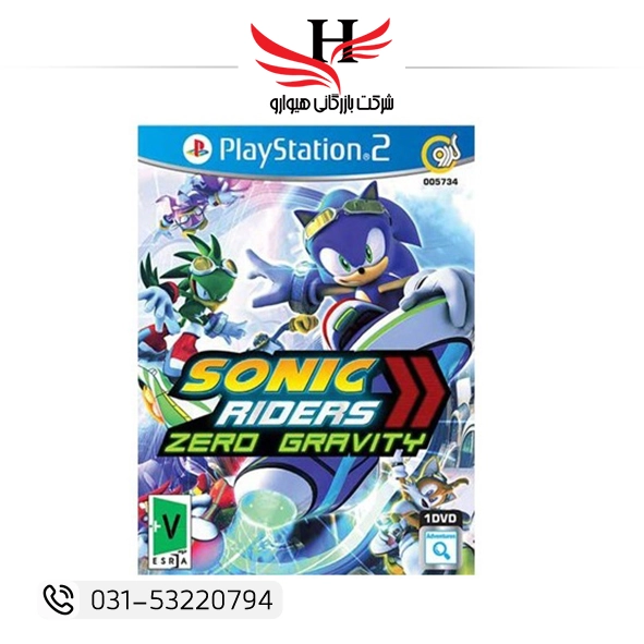 گردو SONIC RIDERS ZERO GRAVITY 1DVD بازی کامپیوتری سونیک مسابقهای نسخه Gerdoo مناسب خرید عمده و فروش در فروشگاههای بازی